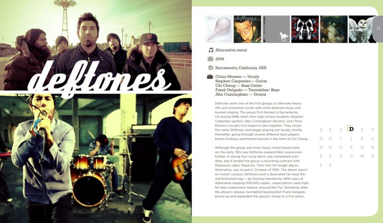 Deftones Publication Layout Design