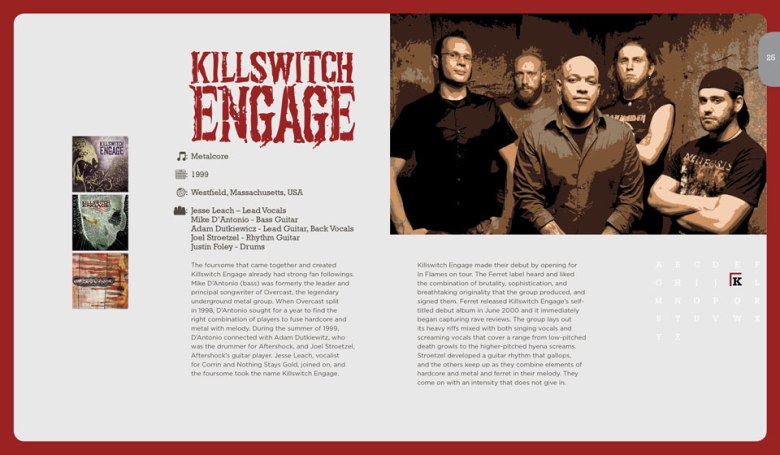 Killswitch Engage Publication Layout Design