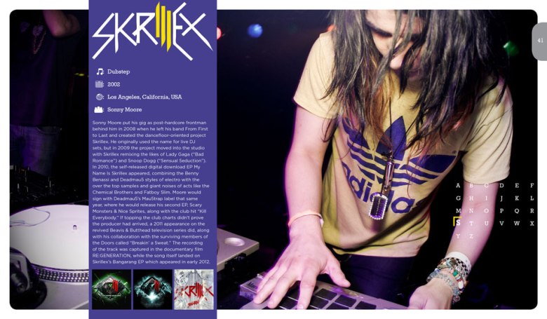 Skrillex Publication Layout Design